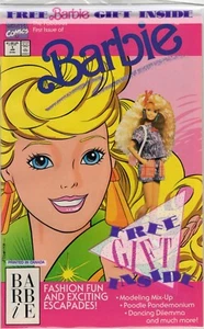 Barbie Comics # 1 Sealed Polybag w/ Barbie Pink Card - Picture 1 of 1