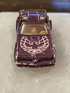 🏁1977 HOT WHEELS HOT BIRD 37 PINK / PURPLE TRANS AM Malaysia Used 🏁 - Picture 1 of 5