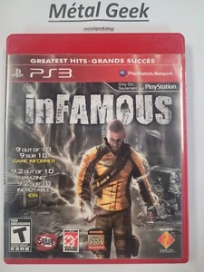 InFamous Ps3 CIB EN/FR probado ¡Envío gratuito en Canadá!! - Imagen 1 de 6