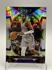 De'Aaron Fox 2022-23 Panini Select Concourse Silver Prizm Sacramento Kings #13