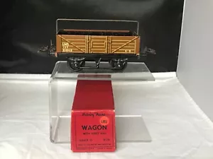 VINTAGE HORNBY / MECCANO O GAUGE TINPLATE LMS 13T WAGON WITH SHEET RAIL BOXED - Picture 1 of 12