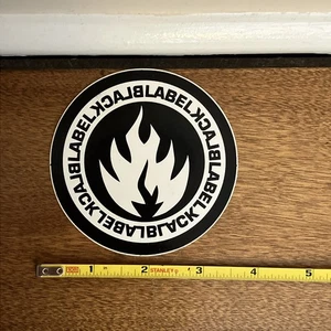 Black Label skateboard Sticker Vintage NOS - Picture 1 of 2