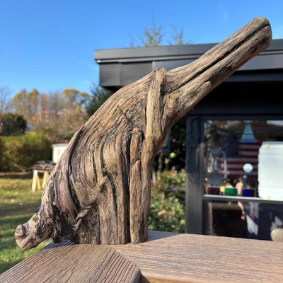 Hardwood Driftwood 11x6x11 – Natural Solid Wood Sculpture for Aquarium or Decor - Image 1 of 4