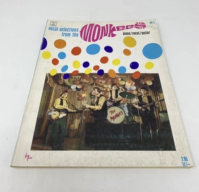Cancionero vintage The Monkees Selections piano guitarra vocal 1967 fotos rock años 60 Foto 1 de 4