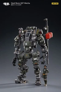 Joy Toy 1/25 1/24 H07 Steel Bone Mech Firepower Mecha Oliva Suave Personalizado con Figura - Imagen 1 de 8