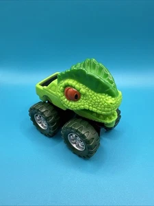Dino Monster Truck Spark Create 3 in verde occhio rosso bocca mobile - Foto 1 di 5