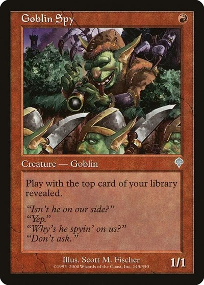 Goblin Spy  145  MTG  NM Invasion - Image 1 of 1