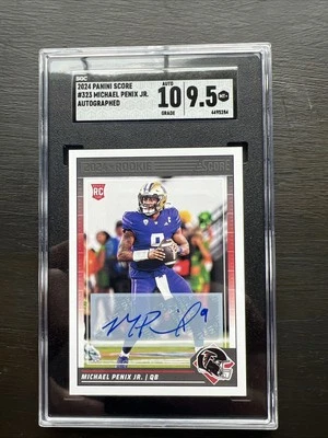 2024 Score - Rookies Michael Penix Jr. #323 (RC) SGC 9.5 - Image 1 of 2