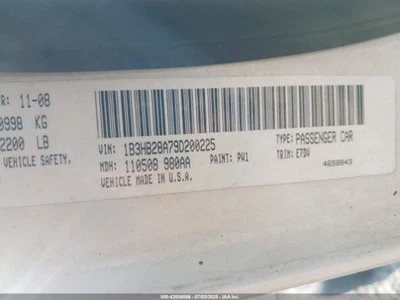 2009 Dodge Caliber Used Blower Motor FWD 2.0L OEM 133K Miles 615-00132 - Image 1 of 4