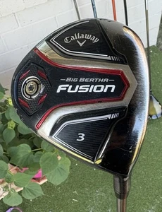 Callaway Big Bertha Fusion 2016 3 Fairway Wood 15* Recoil ES 450 F4 Stiff RH - Picture 1 of 4