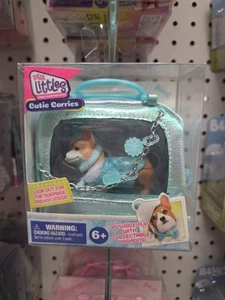 Real Littles Cutie Carries Blue Carrier Corgi 2022 NEW IN BOX - Picture 1 of 3