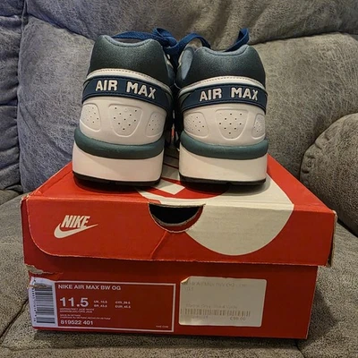 NIKE AIR MAX BW OG CLASSIC MARINA BLUE 2016 819522-401 DA UOMO TAGLIA 11,5 - Immagine 1 di 4