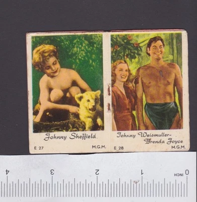 Album 4 Anonymous Dutch Trade Cards w/text 1950s Film Stars Hollywood Strips - Image 1 of 4