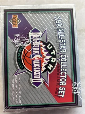 Juego de coleccionista All-Star de la NBA Upper Deck 1992-93 sellado de fábrica con Michael Jordan Foto 1 de 3