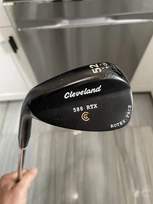 Lefty Cleveland Golf 588 RTX Rotex Face 52°/10 Black Wedge, 35.5”  - Image 1 of 4