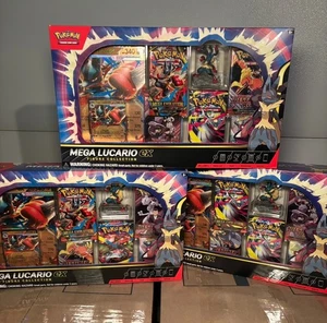 Pokemon TCG Mega Lucario ex Premium Figure Collection Box Factory Sealed - Bild 1 von 1
