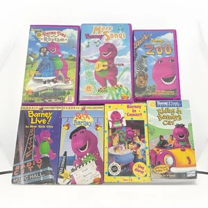 Barney VHS Lot of 7 Classic Collection Lyrick Lyons Group Tested Kids Show - Bild 1 von 21