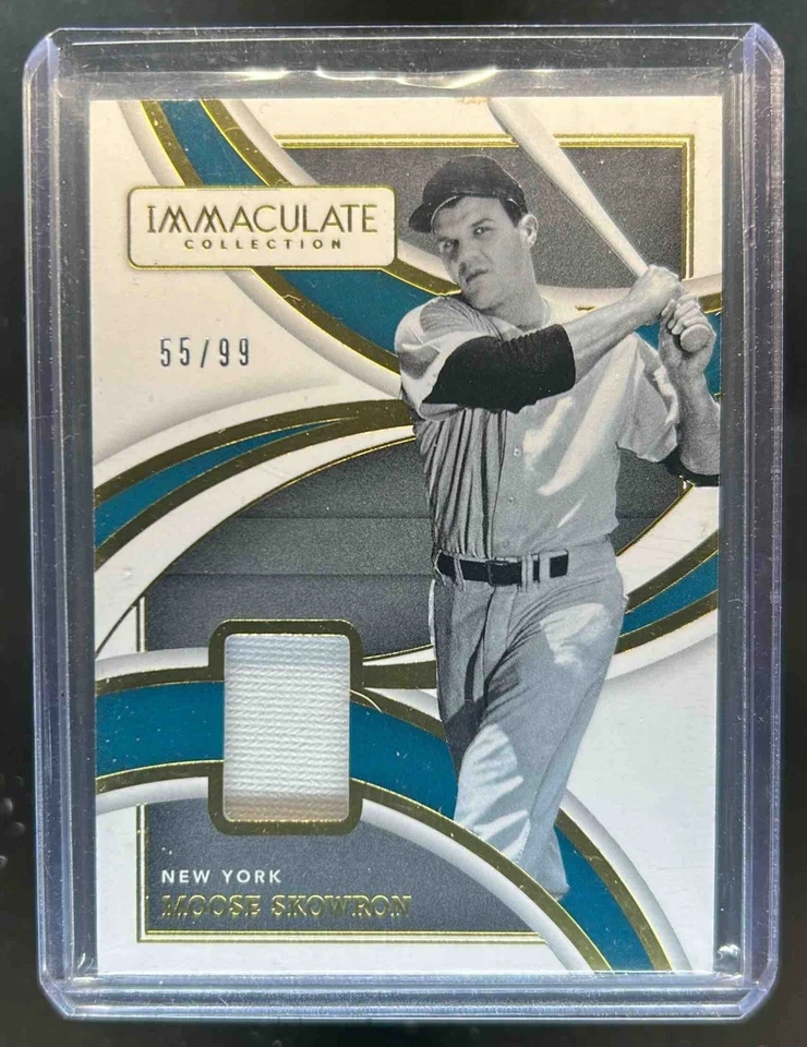 2022 Panini Immaculate Moose Skowron Legends Jersey #/99 Yankees - Image 1 of 2