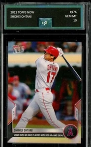 2022 Topps Now #176 Shohei Ohtani Los Angeles Angels graduado EJE 10 gemas como nuevo - Imagen 1 de 2
