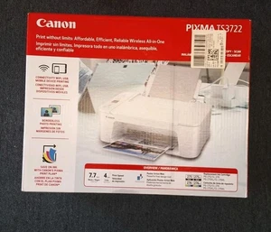 Canon PIXMA TS3722 Wireless Printer, Copy, Scanner New In Box - Picture 1 of 4