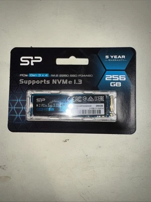 Silicon Power 256GB Nvme M.2 Pcie Gen3X4 2280 SSD (SP256GBP34A60M28) - Image 1 of 2