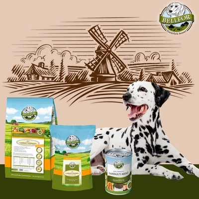 Bellfor Hundefutter Insekten Set 1x Trockenfutter 1x Nassfutter 1x Soft Snack - Bild 1 von 4