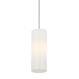 Chrome One Light Mini Pendant from the Swirled Collection - Picture 1 of 3
