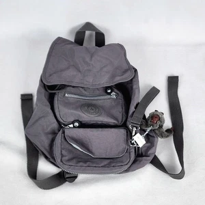 Kipling Alicia Backpack 17x10 Folds up to 4x6 w/Fernanda Gorilla - See Sm Mark - Picture 1 of 19