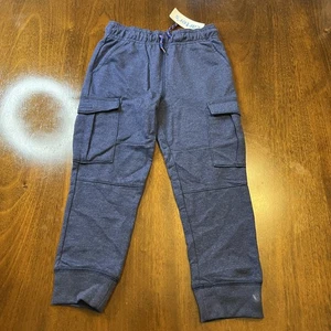 Carter's Boys Cargo Jogger Sweatpants Navy Size 6 NWT - Picture 1 of 6