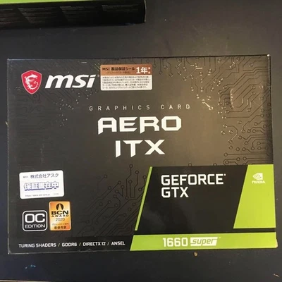 MSI GeForce GTX 1660 SUPER AERO ITX OC 6GB GDDR6 Graphics Card GPU Tested - Image 1 of 4