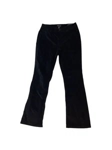 Neu mit Etikett Jones New York Veloursjeans schwarz Skinny Boot hohe Taille Damengröße 10 - Bild 1 von 9