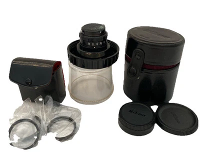 Lente de ampliación Nikon CP-2 50 mm en estuche de burbujas con accesorios adicionales Foto 1 de 4