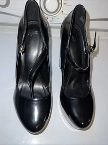 JF SIZE 11 Black SEXY Liz Mary Jane Platform Heels COSPLAY #8 - Picture 1 of 10