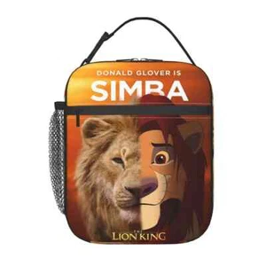 Insulated Lunch Bags Lion King Simba Food Box Harajuku Thermal Cooler Bento Box - Picture 1 of 13