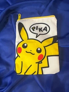 Pokemon Pikachu 2021 Zipper Pouch Japan Release Neu ohne Etikett 5 x 7" - Bild 1 von 6