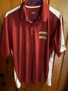 University Of Denver Under Armour Embroidered Polo Shirt, Size Large Pristine! - Picture 1 of 5