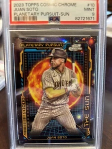 2023 Topps Cosmic Chrom Juan Soto Planetary Pursuit PSA 9 NEUWERTIG #10 - Bild 1 von 2