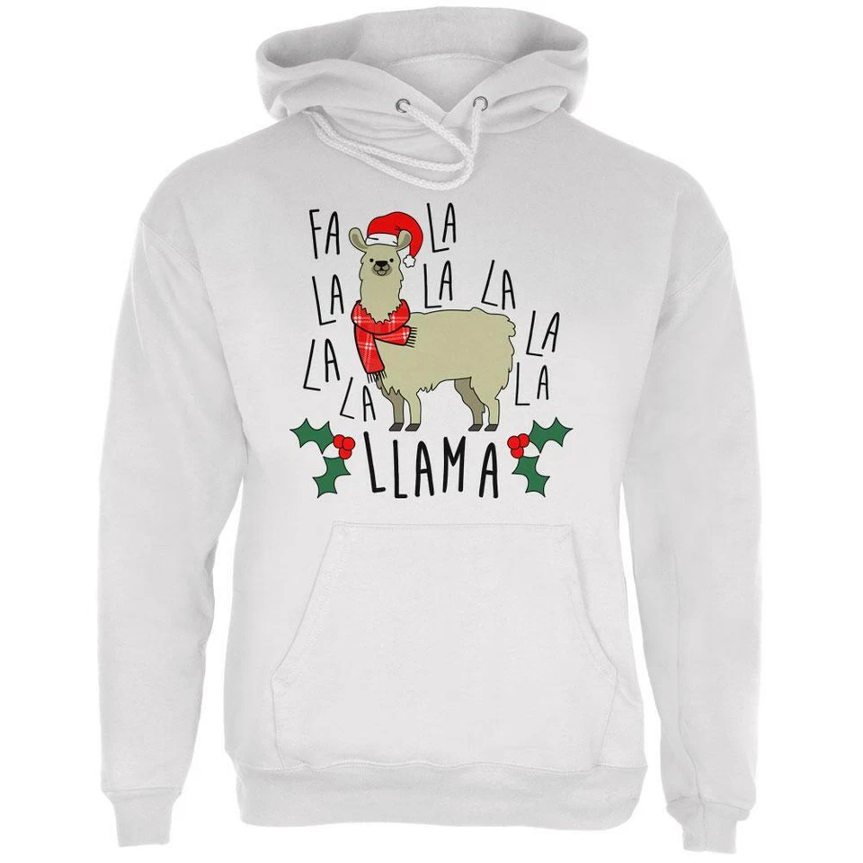 Sudadera con capucha Christmas Fa La Llama para hombre Foto 1 de 1