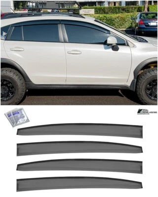 Viseiras EOS para 13-15 XV Crosstrek 16-17 Crosstrek JDM protetores de chuva para janela lateral - Imagem 1 de 4