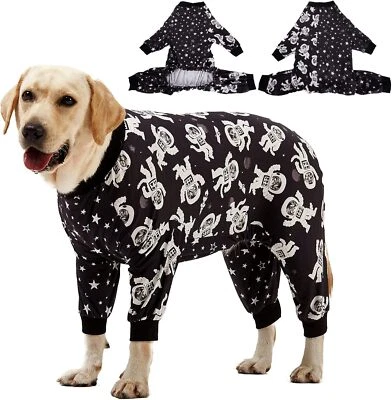 LovinPet Large Dog Pajamas Thermal Jersey Solid Post-Surgery Recovery Year-Round - Image 1 of 4
