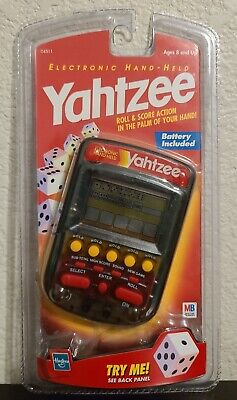 NEW Vintage Milton Bradley Yahtzee Electronic Handheld Game (Hasbro, 1999) 04511
