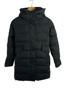 Pyrenex Long Down Jacket 32 Cotton Black Solid HWI002 Used - Picture 1 of 5