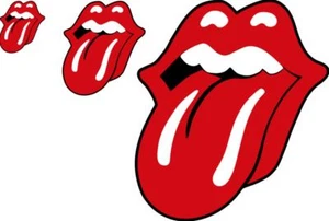 3 SIZES available | rolling stones lips tongue sticker rock/roll bumper laptop - Picture 1 of 4
