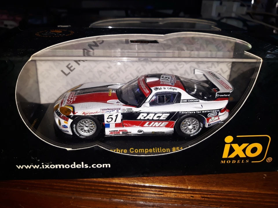 IXO 1/43 Chrysler Viper #51 Le Mans 2002 LMM040 - Immagine 1 di 1