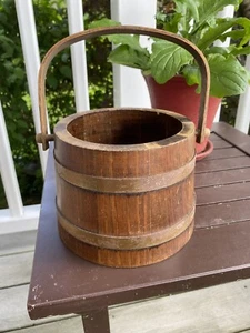 Vintage Basketville Firkin 5” -Putney Vermont - Picture 1 of 8