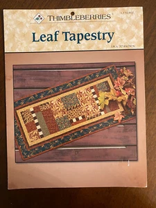 THIMBLEBERRIES Leaf Tapestry QUILT PATTERN BY LYNETTE JENSEN 92402 - Picture 1 of 5