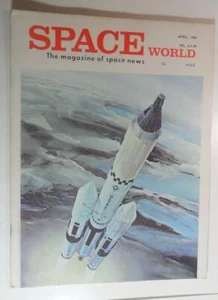 SPACE WORLD MAGAZINE APRIL 1966 RAY PALMER LUNA 9 RUSSIAN SOFT LANDING ON MOON - Picture 1 of 4