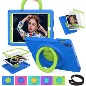 Shockproof Rugged Heavy Duty Case Cover For iPad 9th 8th 7th 6th 5th Generation - Picture 1 of 52