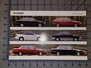 1991 Hyundai Special Editions Brochure  - Picture 1 of 1