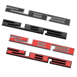 1pc Metal 283 Letters 3D Emblem Car Trunk Fender Tailgate Decal Badge Nameplate - Picture 1 of 10